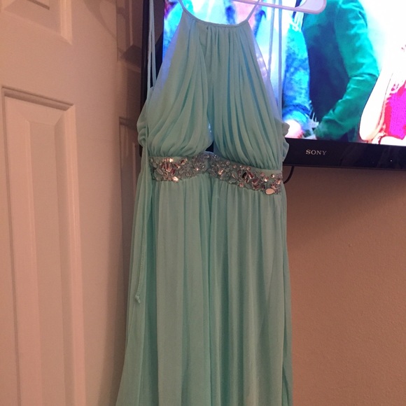 Blue dress