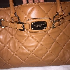 Michael Kors Cognac Quilted handbag