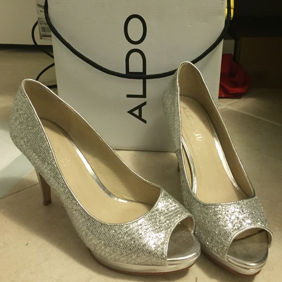 Silver ALDO HEELS