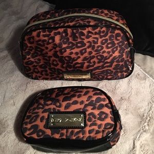 NWT  2 Betsy Johnson cosmetic bag