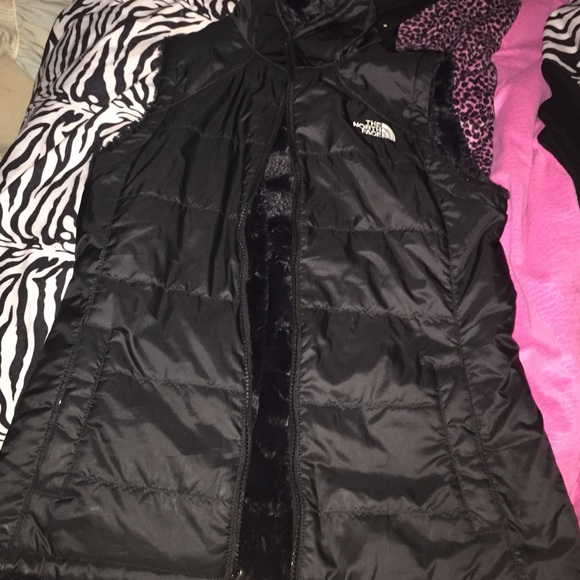 Northface Vest with Fur