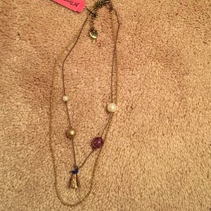 Brand-new Betsey Johnson megaphone necklace!