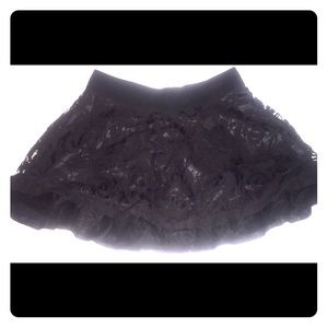 Guess jeans - Black Lace Miniskirt -size S