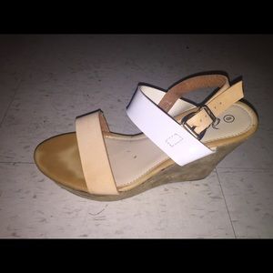 White and tan wedges must go