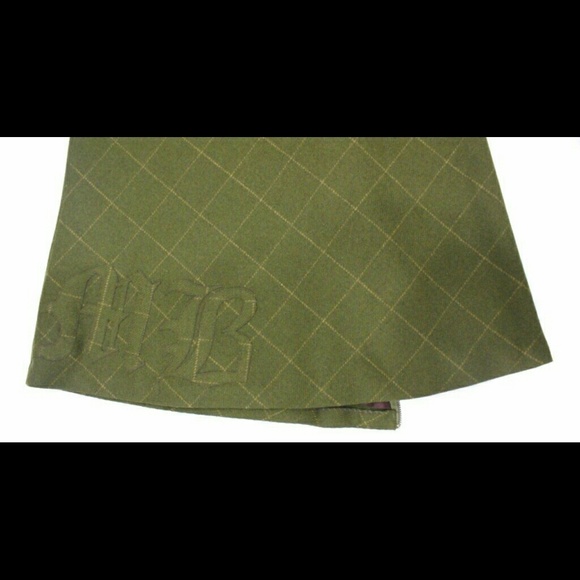 L.A.M.B. asymmetrical A line wool skirt - Picture 3 of 3