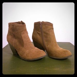 Brown Heeled Booties