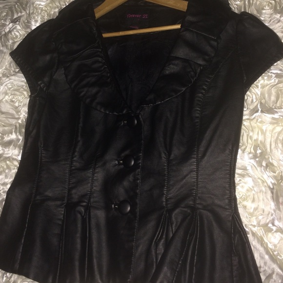 Leather shirt