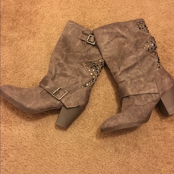 Studded boots