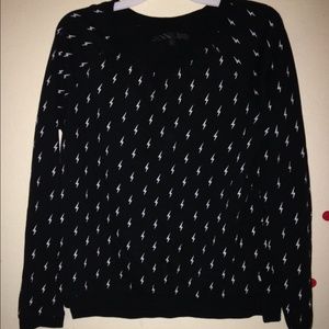 VANS BLACK LIGHTNING BOLD SWEATER⚡️