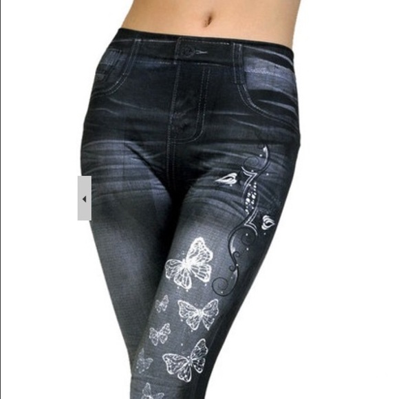 Trendy stretch leggings jeggings