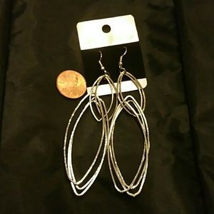 Silver chandelier earrings