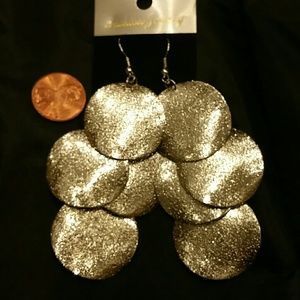 Silver chandelier earrings