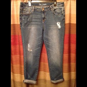 Aeropostle skinny crop jeans, size 16