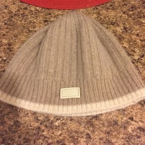 Authentic wool/cashmere coach beanie hat