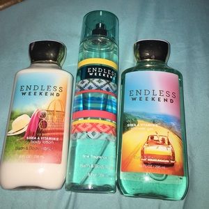 Lotion perfume and body wash