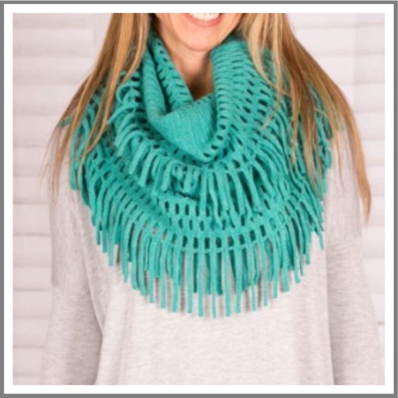 Accessories - ✨LAST ONE✨ Turquoise Chenille Infinity Scarf
