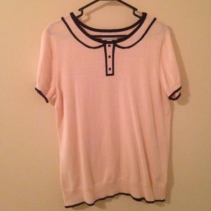 Short sleeve sweater