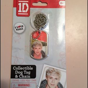 One Direction Niall Dog Tag with chain.