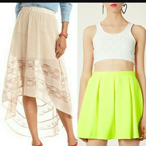 Highlow skirt