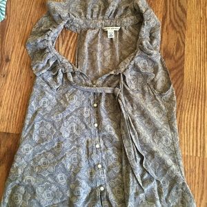 Gray banana republic tank top