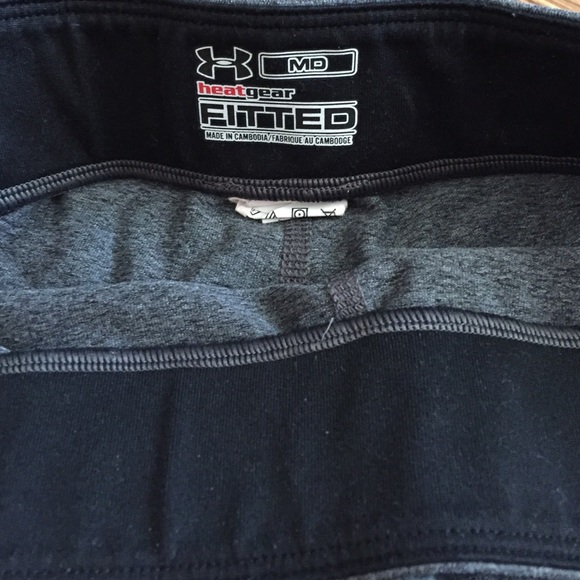 Gray under armour fitted shorts - medium - Picture 3 of 3