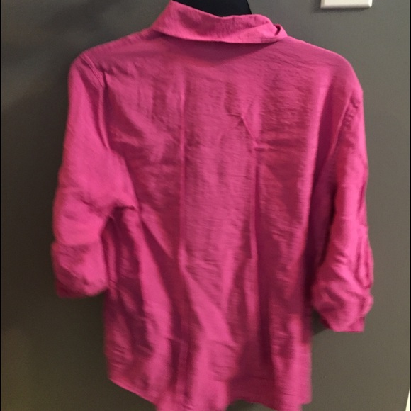 Pinkish/purple button up - Picture 2 of 2
