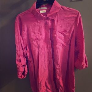 Pinkish/purple button up