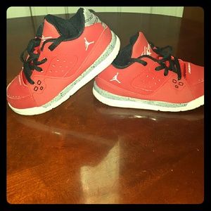 Red Jordans Red 9C