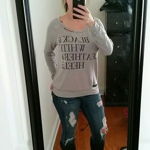 Distressed Chaser Top