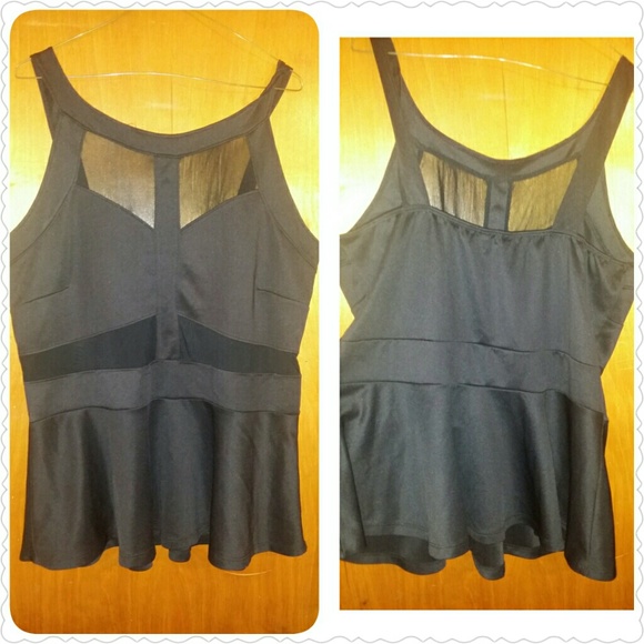 Sheer dress top