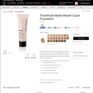 Mary Kay Matte Wear Foundation in Beige 7