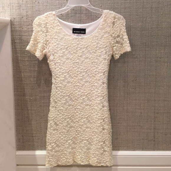 Off white lace dress