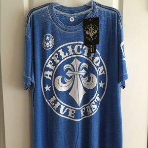 NWT Men's AFFLICTION tee size XXL