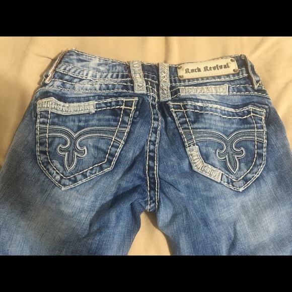 Rock revival flare jeans