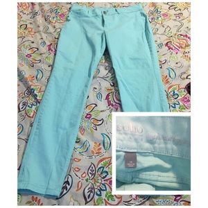 New York & co high waisted mint jean leggings