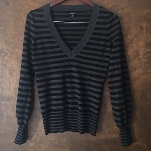 Striped cozy sweater.