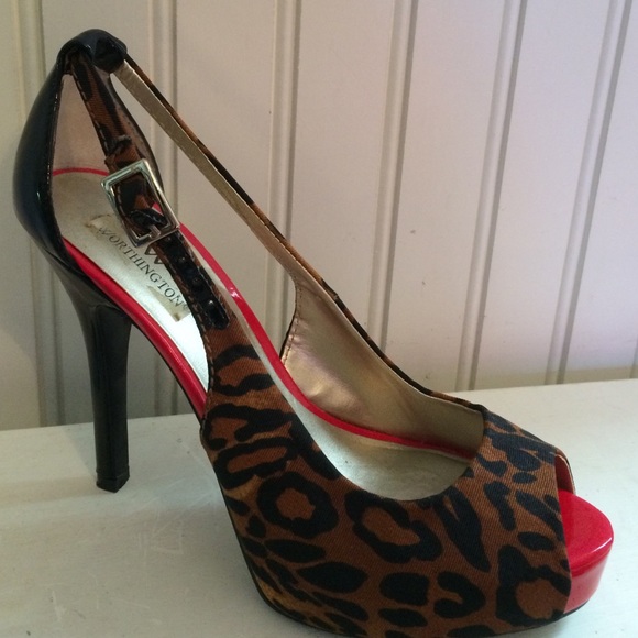 💥FINAL PRICE💥 Peep toe cheetah print stiletto - Picture 1 of 4