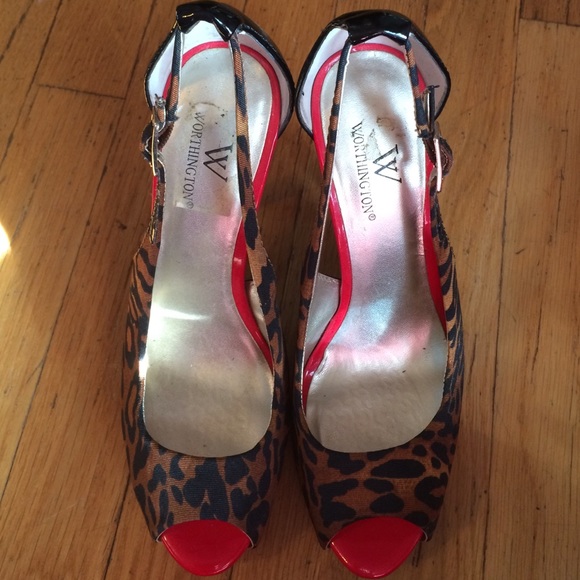 💥FINAL PRICE💥 Peep toe cheetah print stiletto - Picture 2 of 4