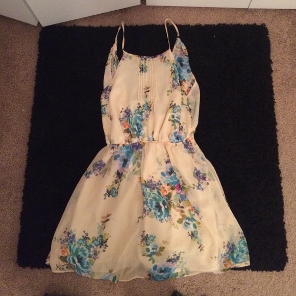 Flower print dress