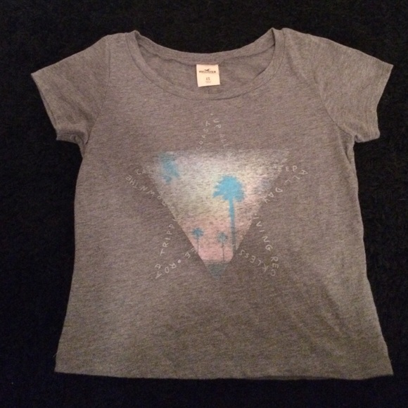 Grey Hollister croptop