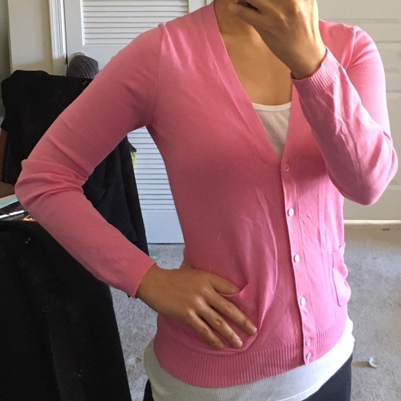 JCrew pink Cotton XS cardigan.