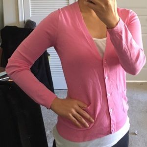 JCrew pink Cotton XS cardigan.