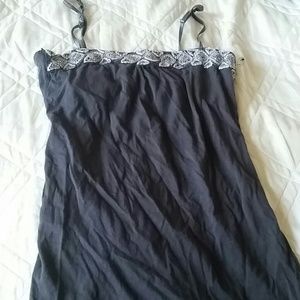 American Eagle Outfitted beaded string tank top