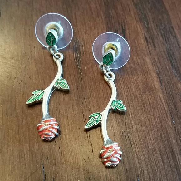 Beauty and the Beast earrings