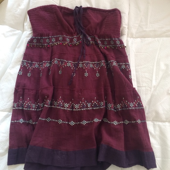 Free People strapless top