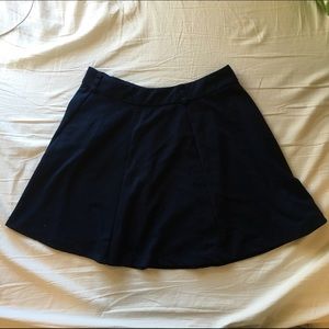 Forever 21 dark blue skater skirt