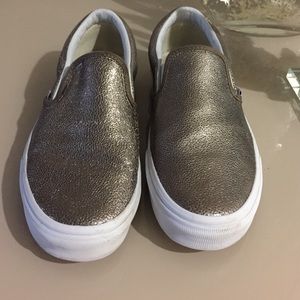 Gold Metallic Vans
