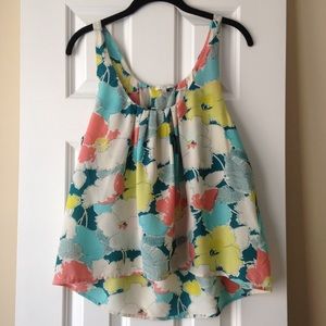 Joie 100% silk floral tank