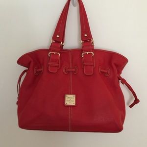 Dooney & Bourke red leather bag