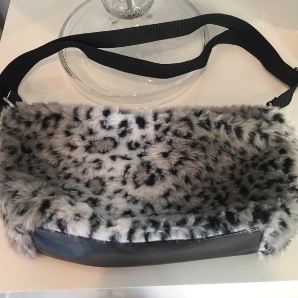 Faux fur purse